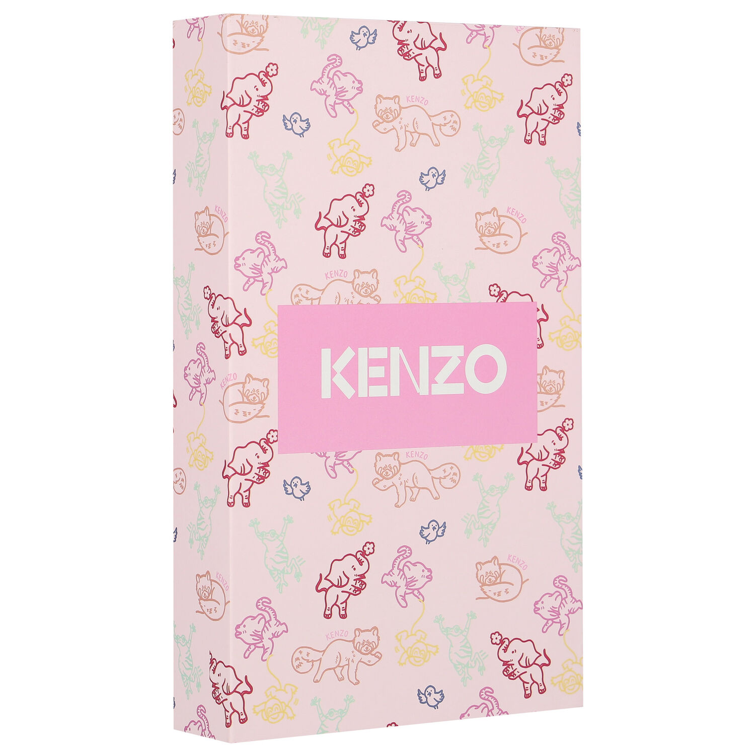 طقم ليغينز بنات بالشعار باللون الوردى, 1, hi-res